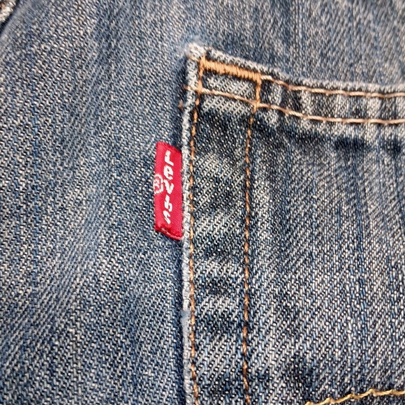 Levi's 514 Jeans Mens 36 X 30 Slim Straight Blue Denim - Picture 8 of 10